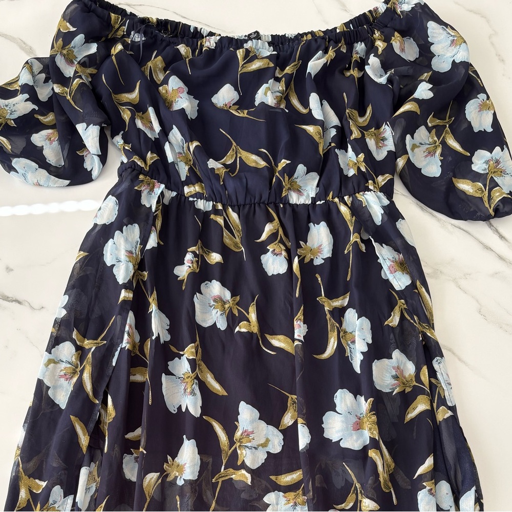 Fashion Nova Floral Maxi Dress - 1X